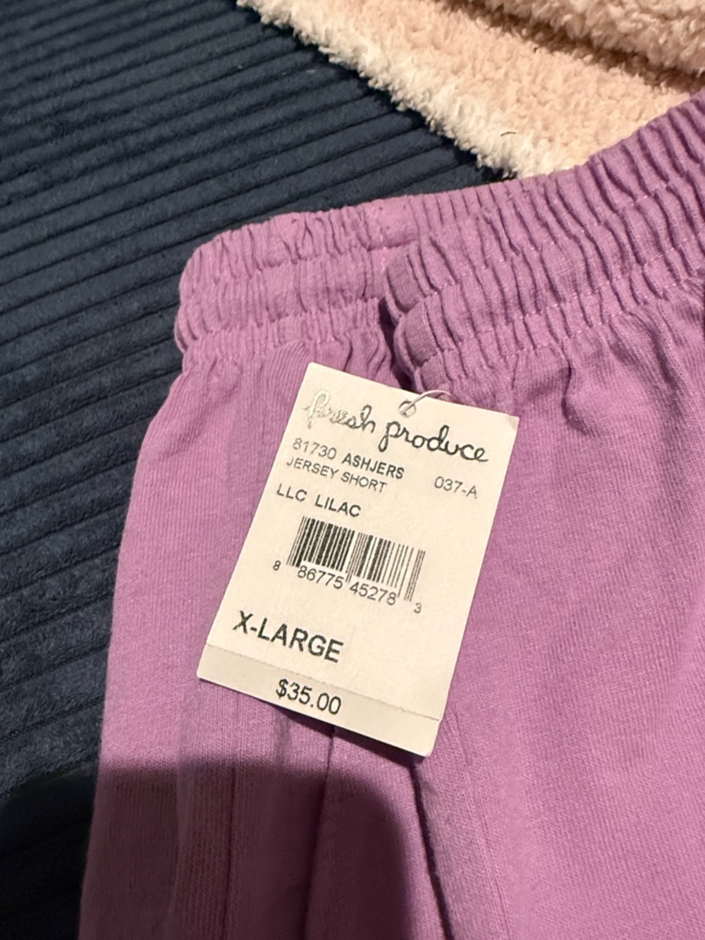 fresh produce Lilac Elastic-Waist Jersey Shorts - Picture 2 of 3